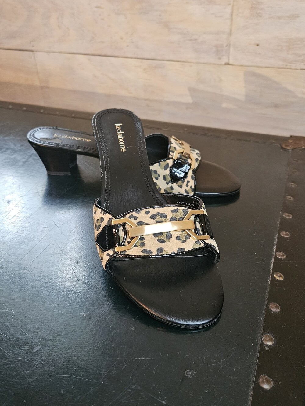 Liz Claiborne Kitten Heel Leopard Heel